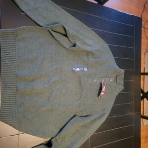 Men's Izod Mock Neck Sweater NEW